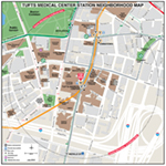 MBTA Tufts Medical Center Neighborhood Map